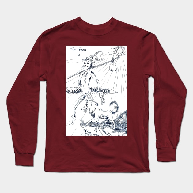 The Fool Long Sleeve T-Shirt by azbaelus